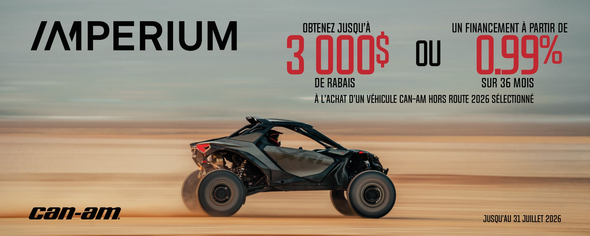 Promo Can-Am hors route alt