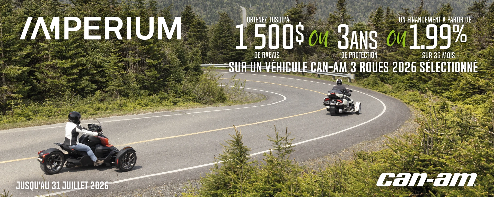 Promo Can-Am 3 roues alt