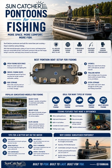 Best Pontoon Boat Setup for Fishing alt