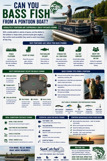 Can You Bass Fish from a Pontoon Boat? alt