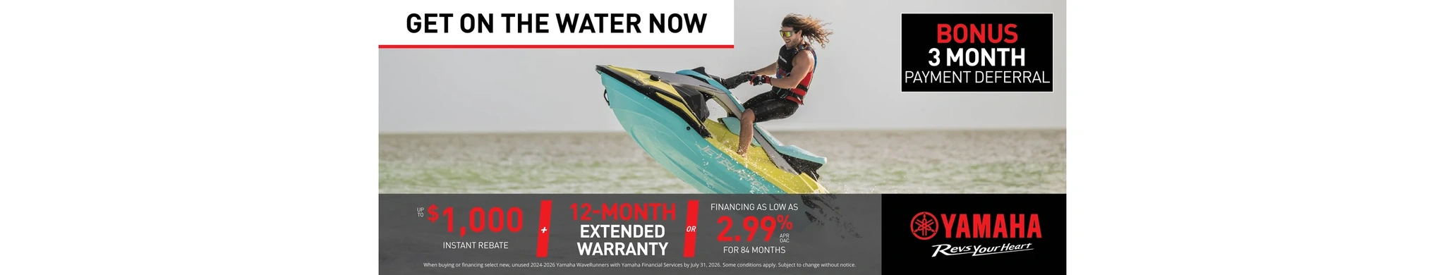 Get on the Water Now Sales Event — WaveRunner (JetBlaster)