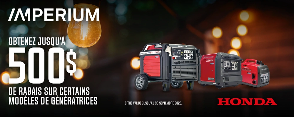 Promo Honda Génératrices alt