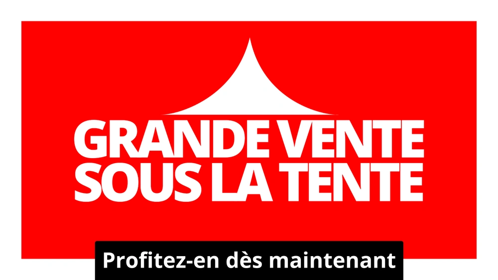 Grande vente sous la tente alt