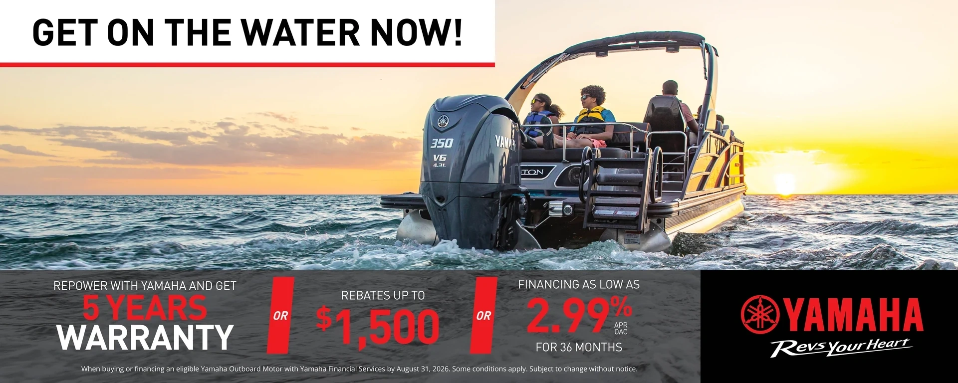 Get on the Water Now Sales Event — Outboard (Repower) alt