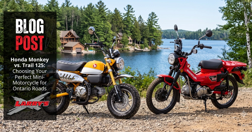 Honda Monkey vs. Trail 125: Choosing Your Perfect Mini-Motorcycle for Ontario Roads alt