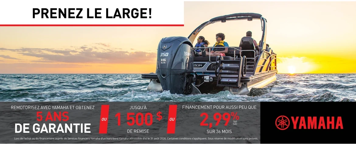 La vente Prenez le large — Moteur hors-bord (Repower)