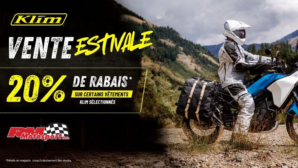Promotion vêtements KLIM | 20 % de rabais alt