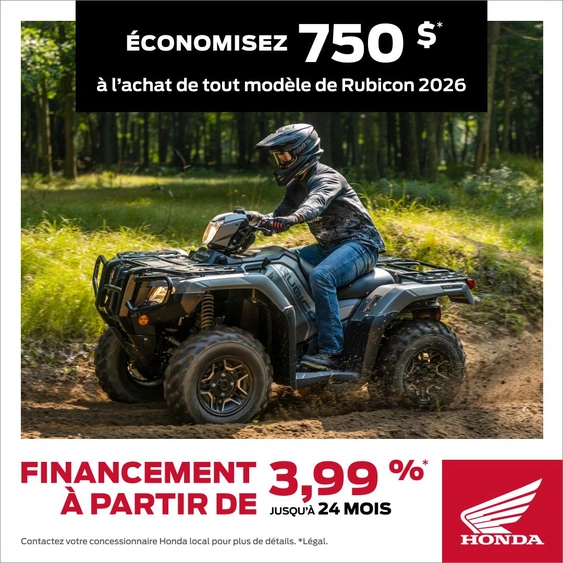 Évadez-vous sans compromis avec votre VTT Honda 2026 alt