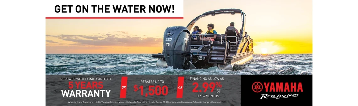 Get on the Water Now Sales Event — Outboard (Repower)