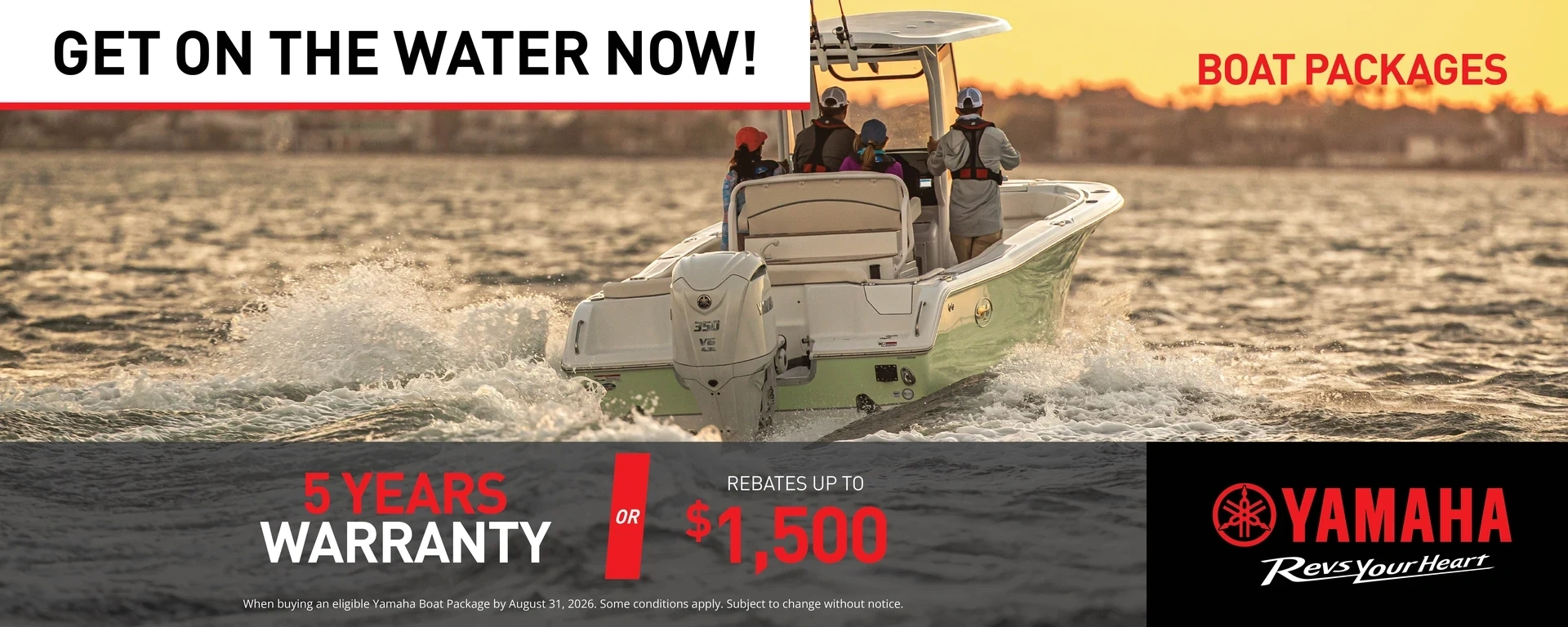 Get on the Water Now Sales Event — Outboard (Boat Package) alt