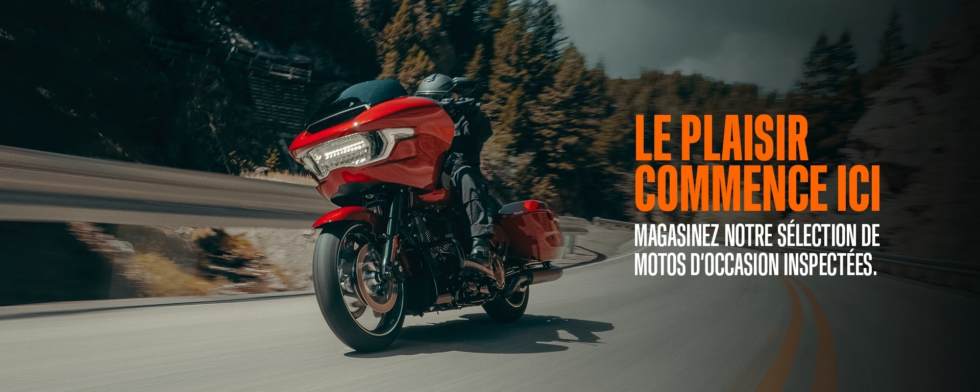 Le plaisir commence ici - Magasinez notre sélection de motos d'occasion inspectées. alt