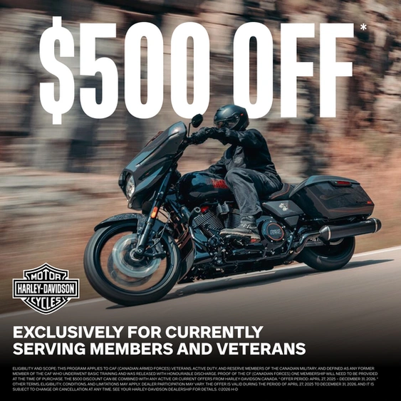 $500 Off for Law Enforcement, Military & Veterans alt