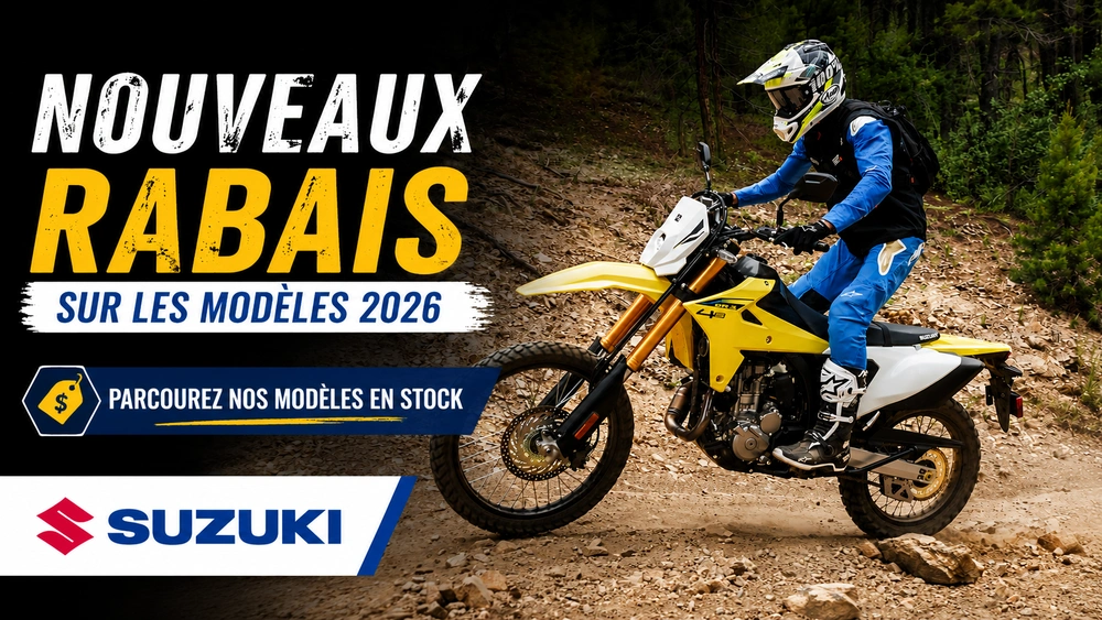 Motos Suzuki 2026 en promotion | RM Motosport alt