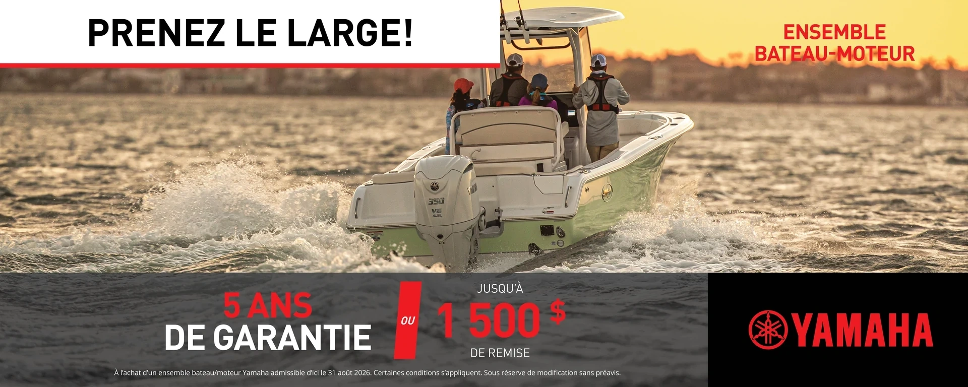 La vente Prenez le large — Moteur hors-bord (Boat Package) alt