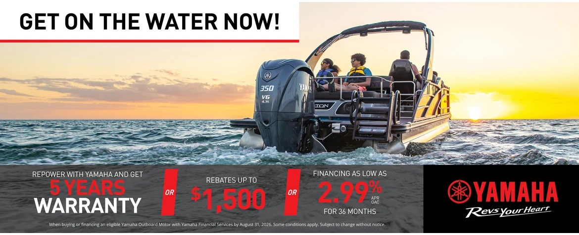 Get on the Water Now Sales Event — Outboard (Repower)