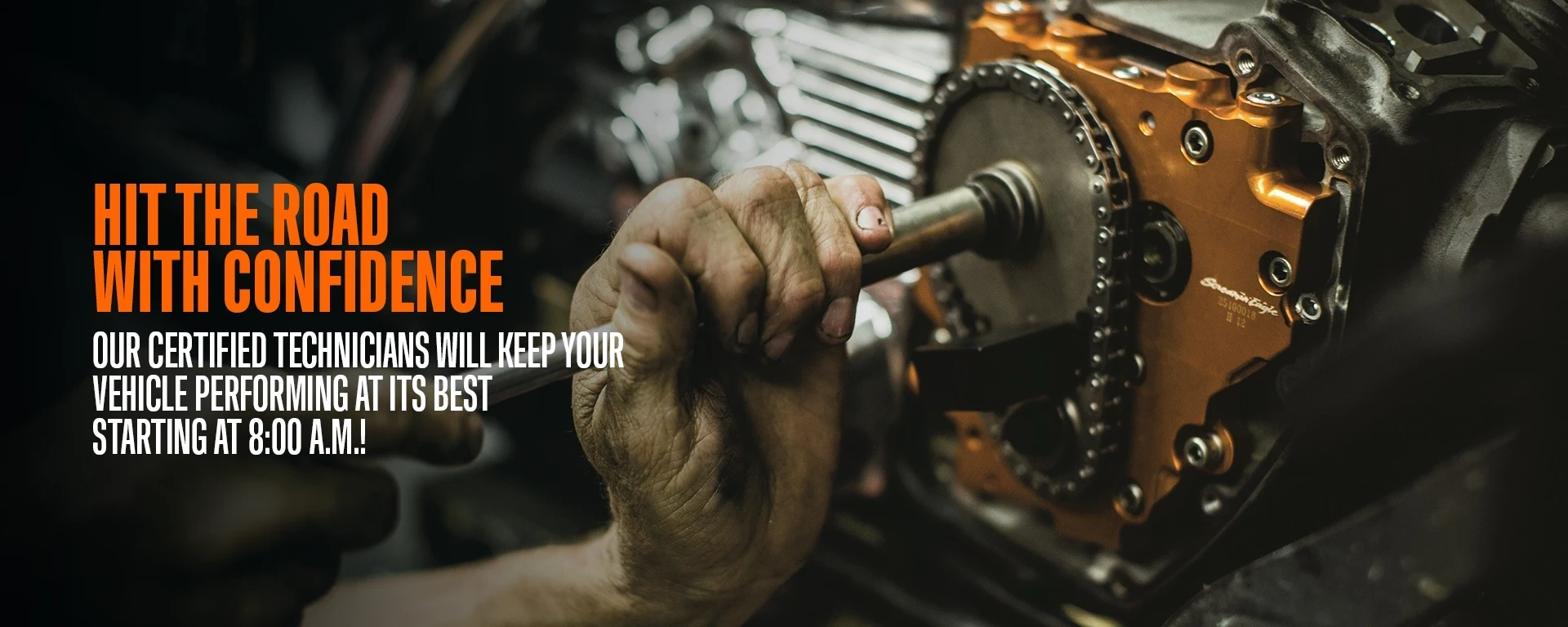 Hit the Road with Confidence - Our certified technicians will keep your vehicle performing at its best—starting at 8:00 a.m.! alt