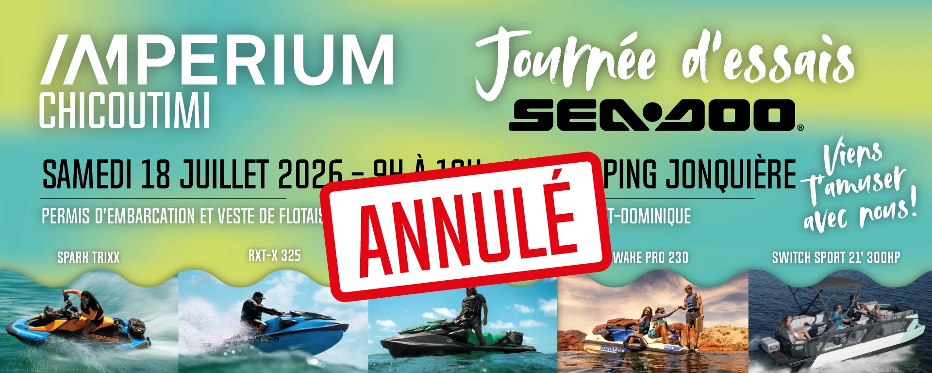 Journée d'essais Sea-Doo, Can-Am et Lund alt