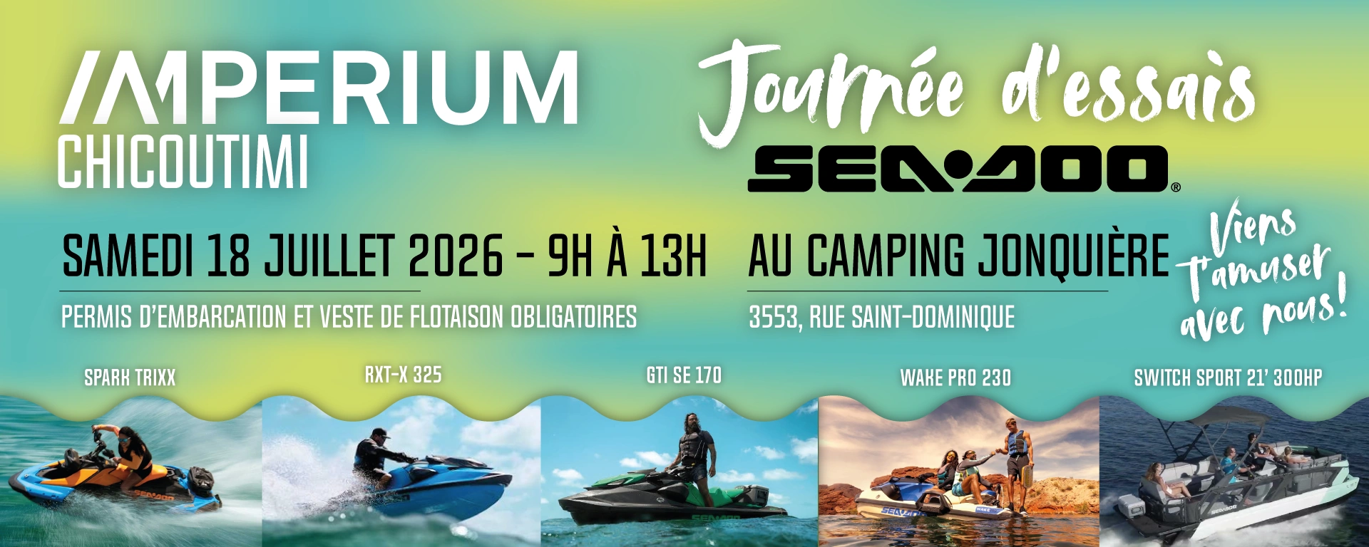 Journée d'essais Sea-Doo, Can-Am et Lund alt