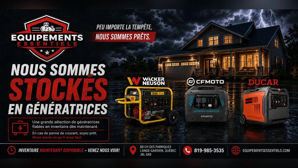 Génératrices en inventaire alt