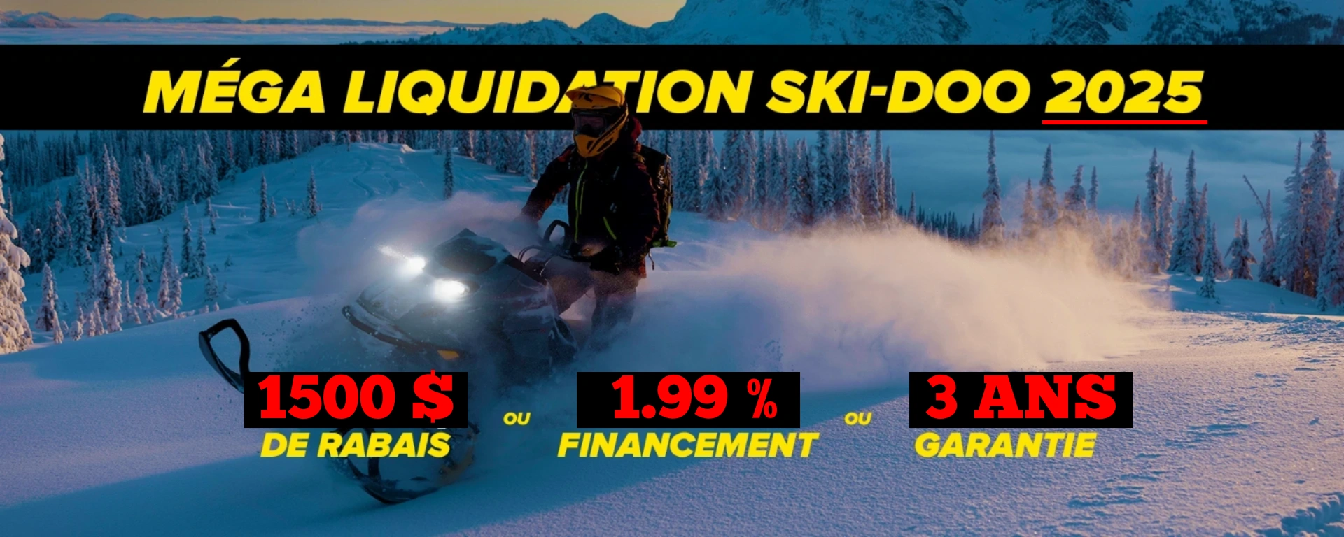méga liquidation ski-doo 2025 alt