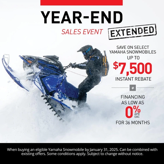 (Extended) Year-End Sales event on Yamaha Snowmobiles alt