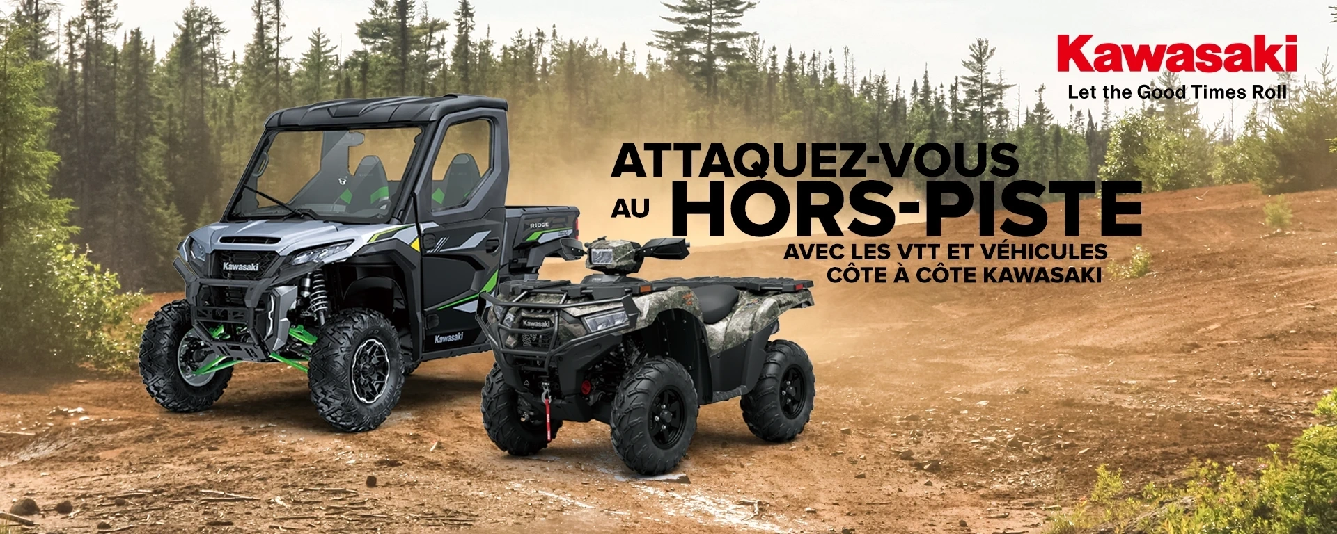 VTT neufs Kawasaki alt