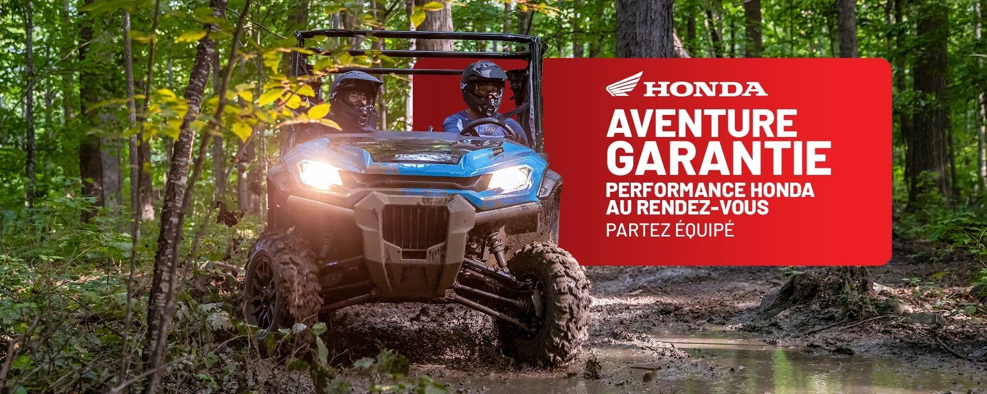 Aventure garantie, performance Honda au rendez-vous — partez équipé ! alt