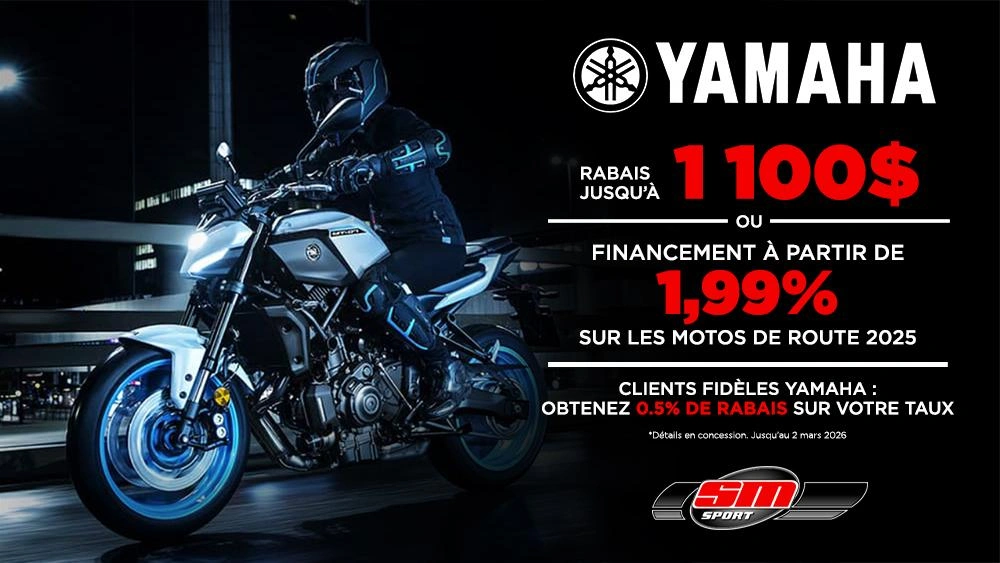 Promotions Yamaha | Motos alt