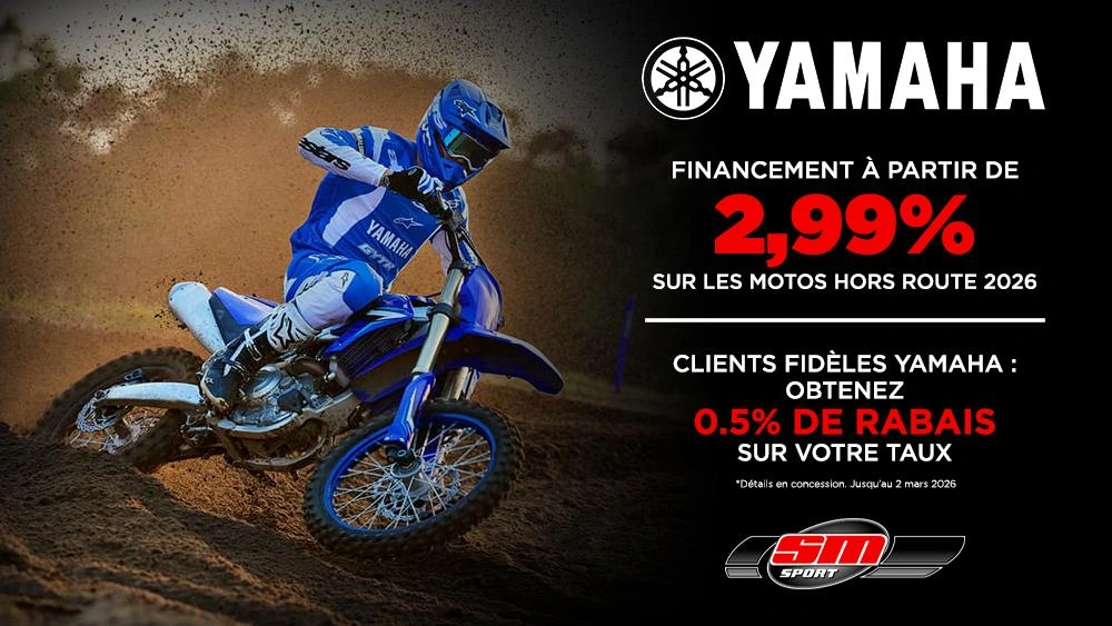 Promotions Yamaha | Motos Hors Route alt