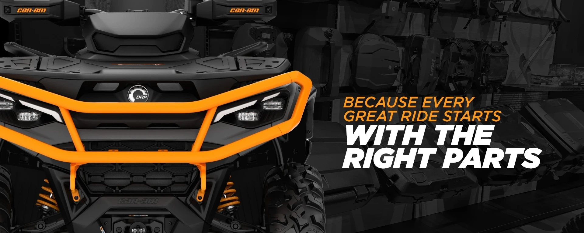 Because Every Great Ride Starts with The Right Parts. alt