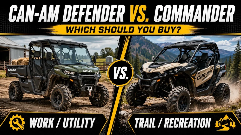 Can-Am Defender vs. Commander: Which Should You Buy? alt