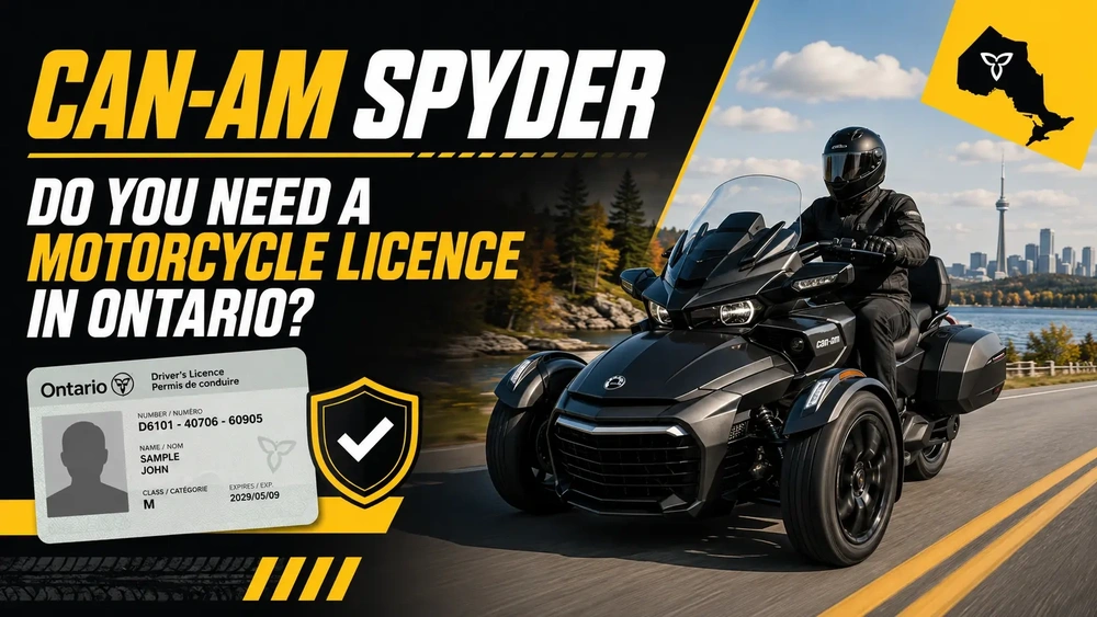 Do You Need a Motorcycle Licence for a Can-Am Spyder in Ontario? alt