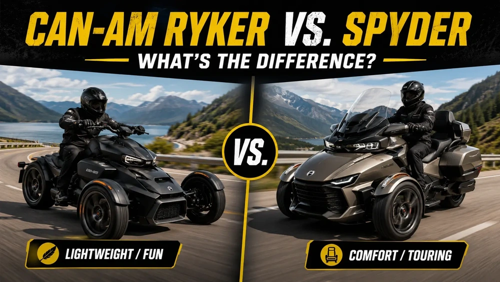 Can-Am Ryker vs. Spyder: What’s the Difference? alt