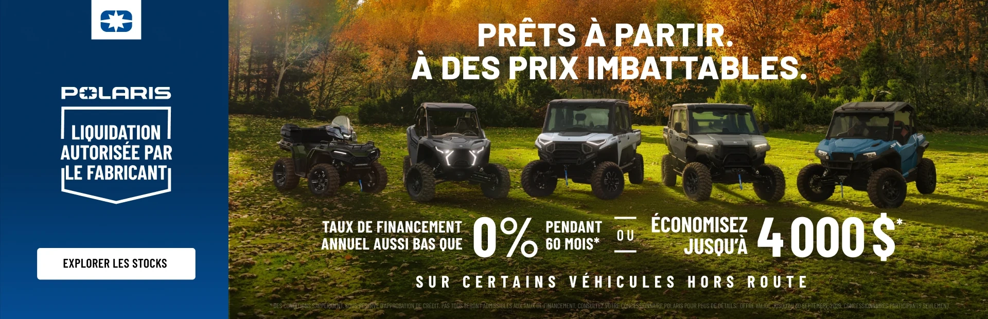 Grande liquidation autorisée par le fabricant