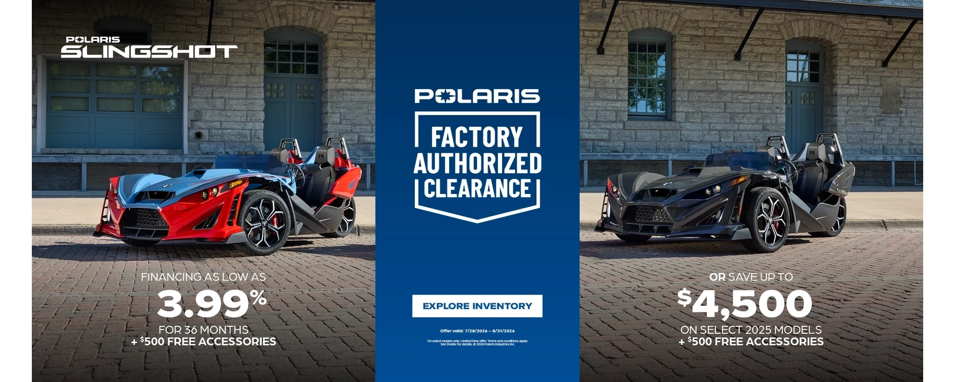 Authorized Clearance Promo alt