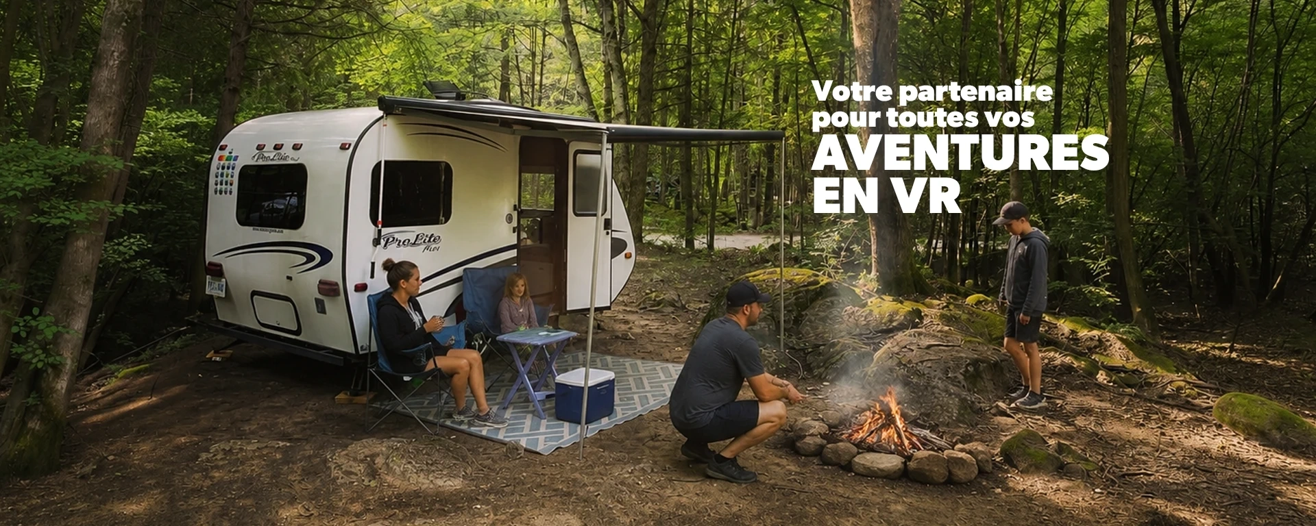 Votre partenaire pour toutes vos aventures en VR. alt