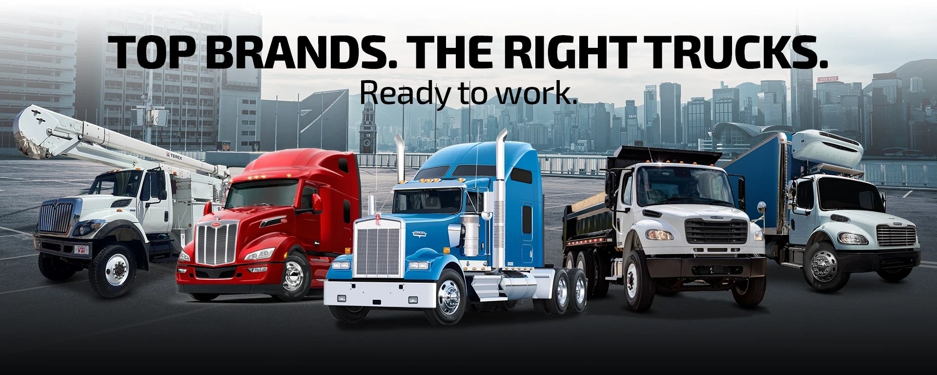 Top brands. The right trucks. Ready to work. alt