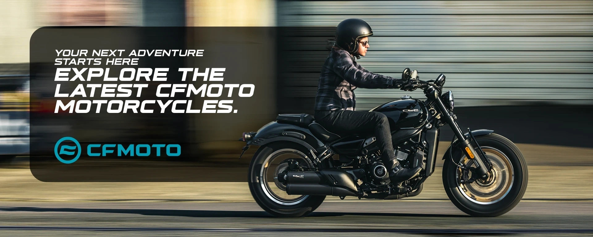 Your Next Adventure Starts Here - Explore the latest CFMOTO motorcycles alt