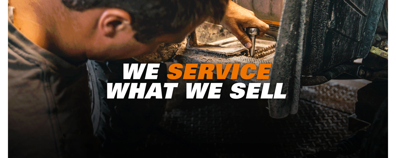 We Service What We Sell alt