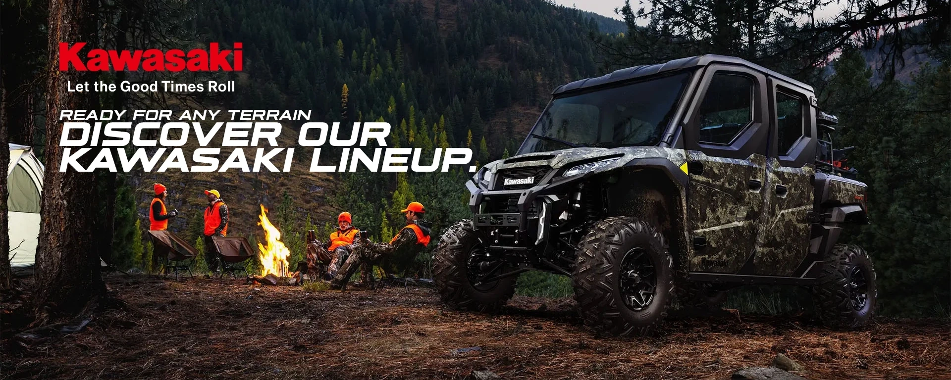 Ready for Any Terrain - Discover our Kawasaki lineup alt