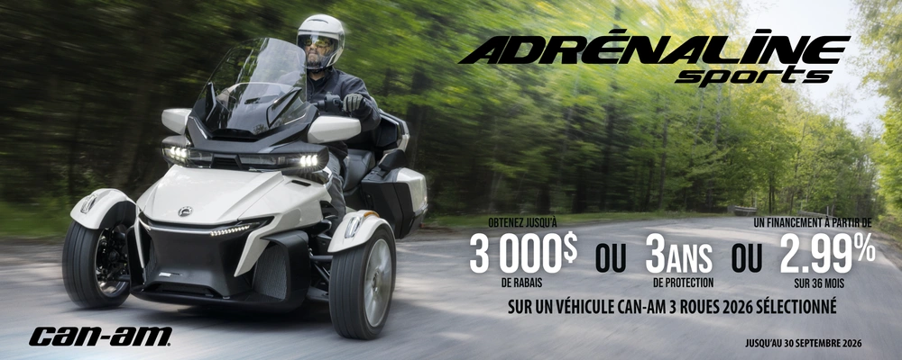 Promo Can-Am 3 roues alt