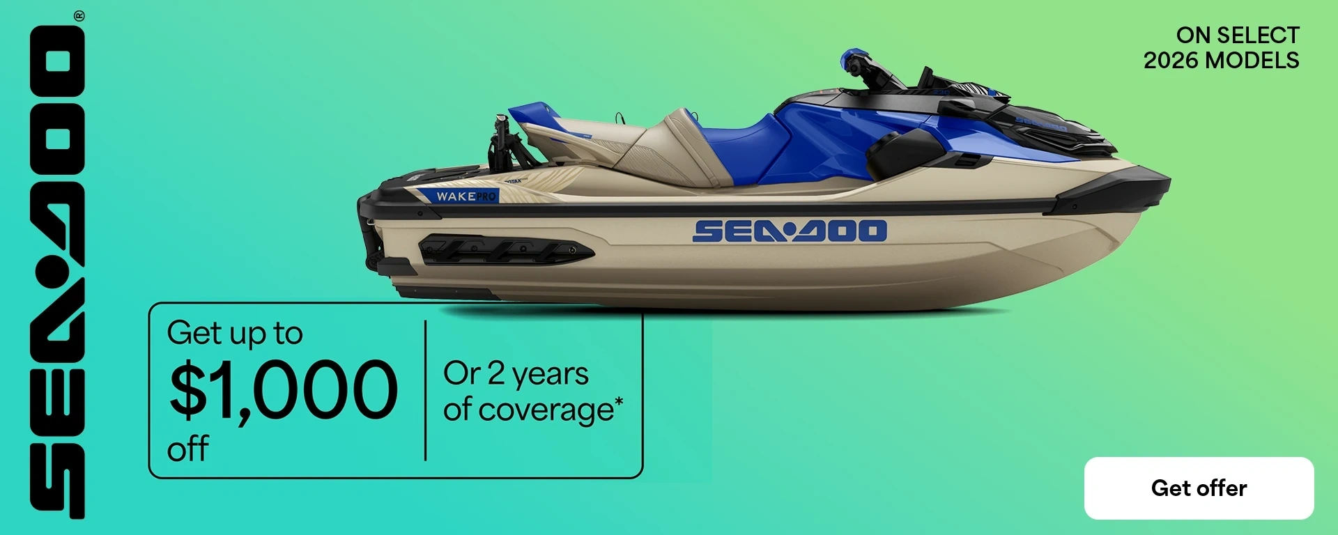 Get up to $1,000 off or 2 years of coverage on select 2026 models alt