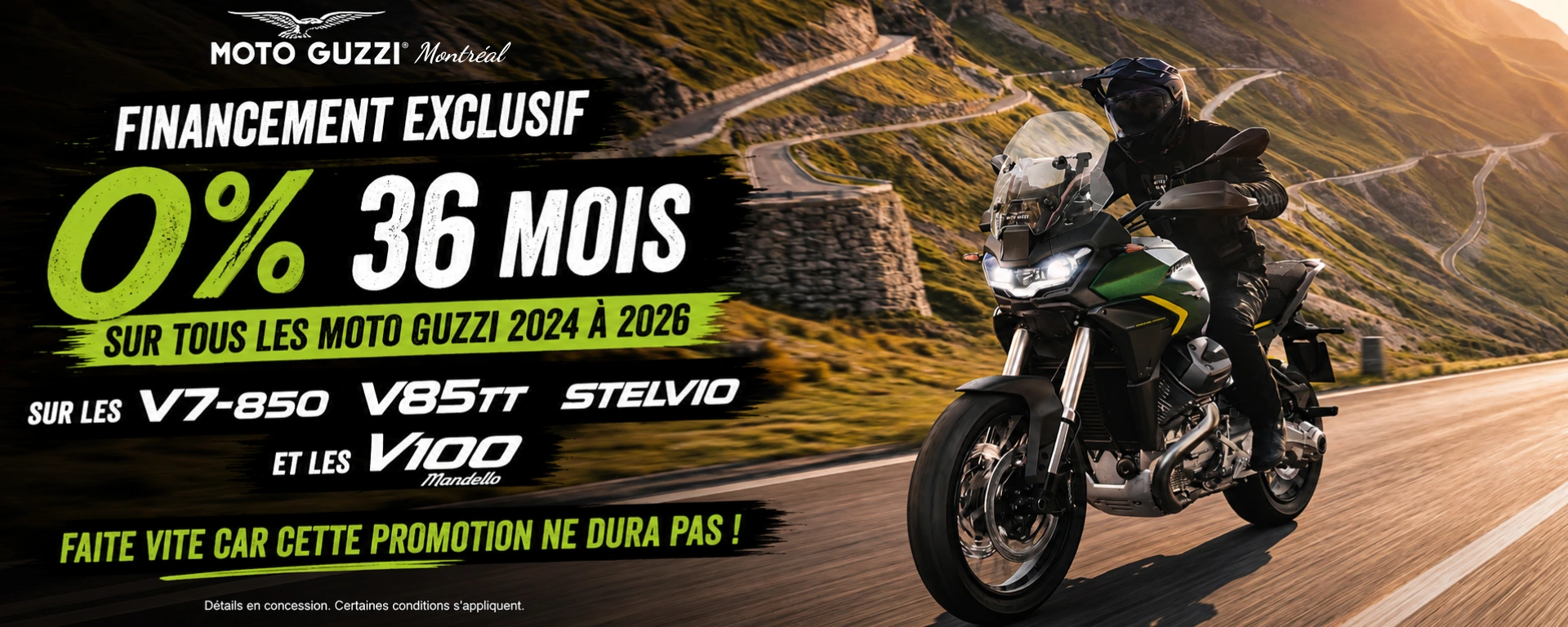Offre du mois - Moto Guzzi alt