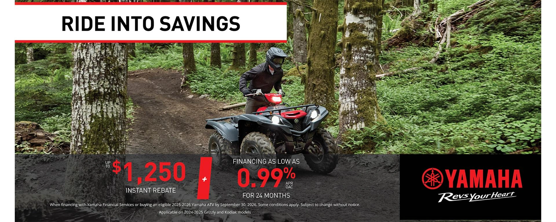 Ride into Savings alt