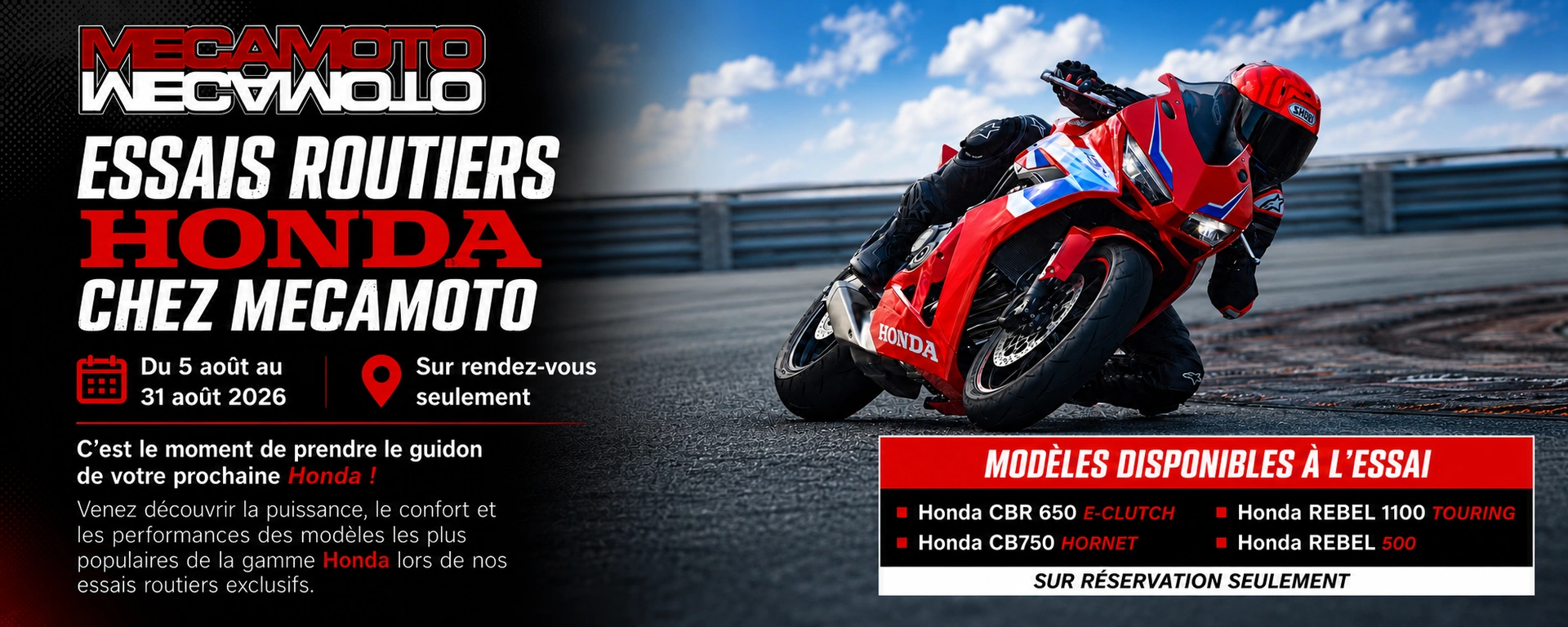 Venez essayer l’excellence sur deux roues chez MECAMOTO ! sur rendez-vous seulement alt