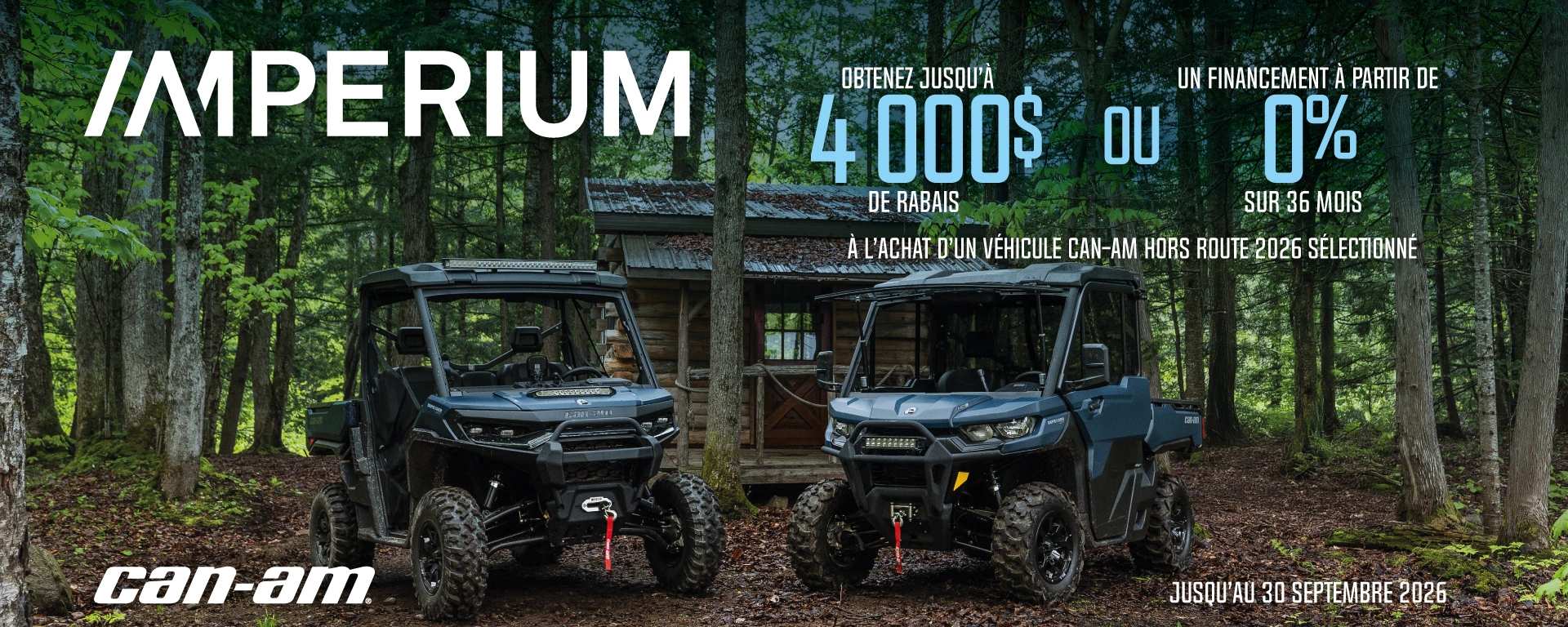 Promo Can-Am hors route alt