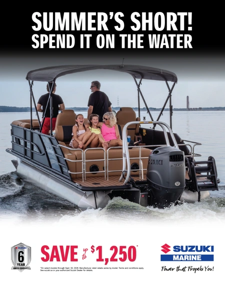 SUMMER IS SHORT - SPEND IT ON THE WATER alt