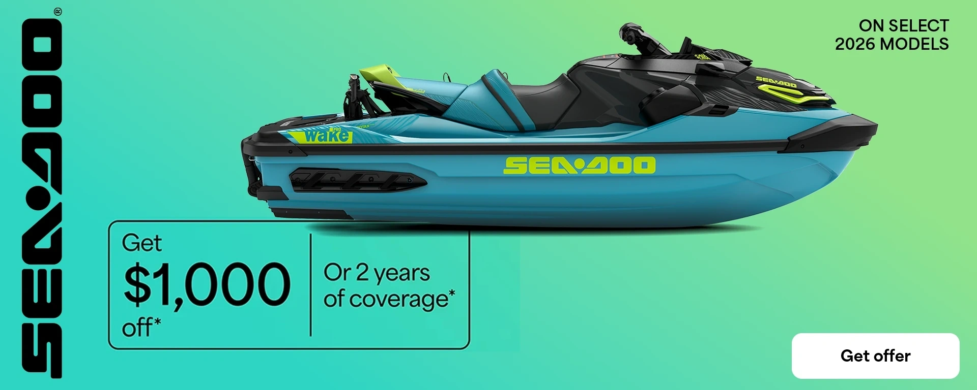 Get up to $1,000 off or 2 years of coverage on select 2026 models alt