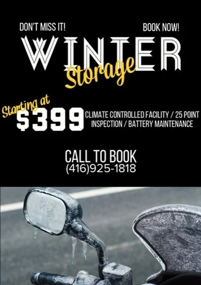 Tips and Tricks for Winter Storage of your Motorcycle alt