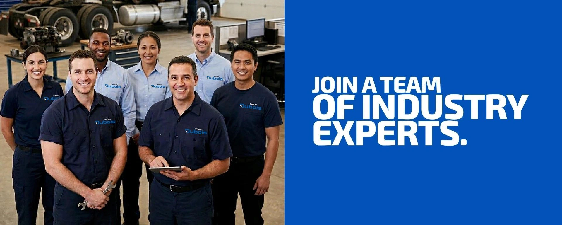 Join a team of industry experts. alt